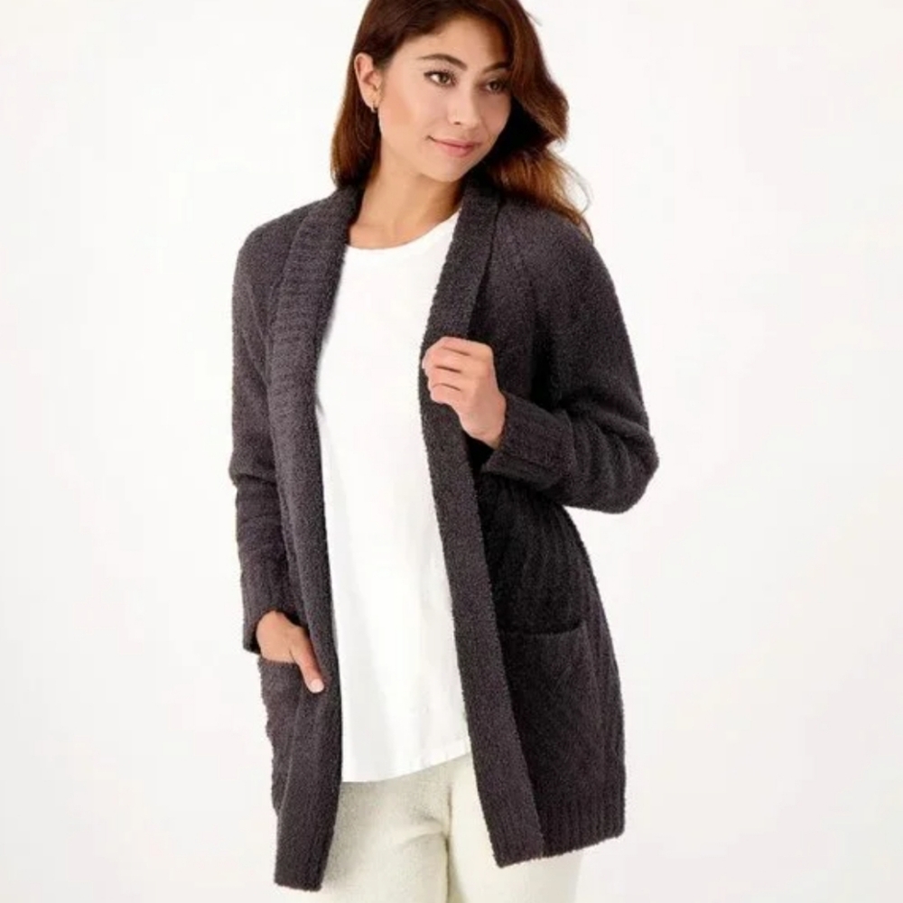 Barefoot Dreams Directional Ribbed Cardigan